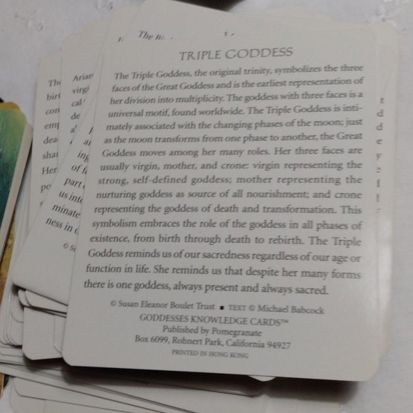 Goddesses: Knowledge Cards - Picture 10 of 12